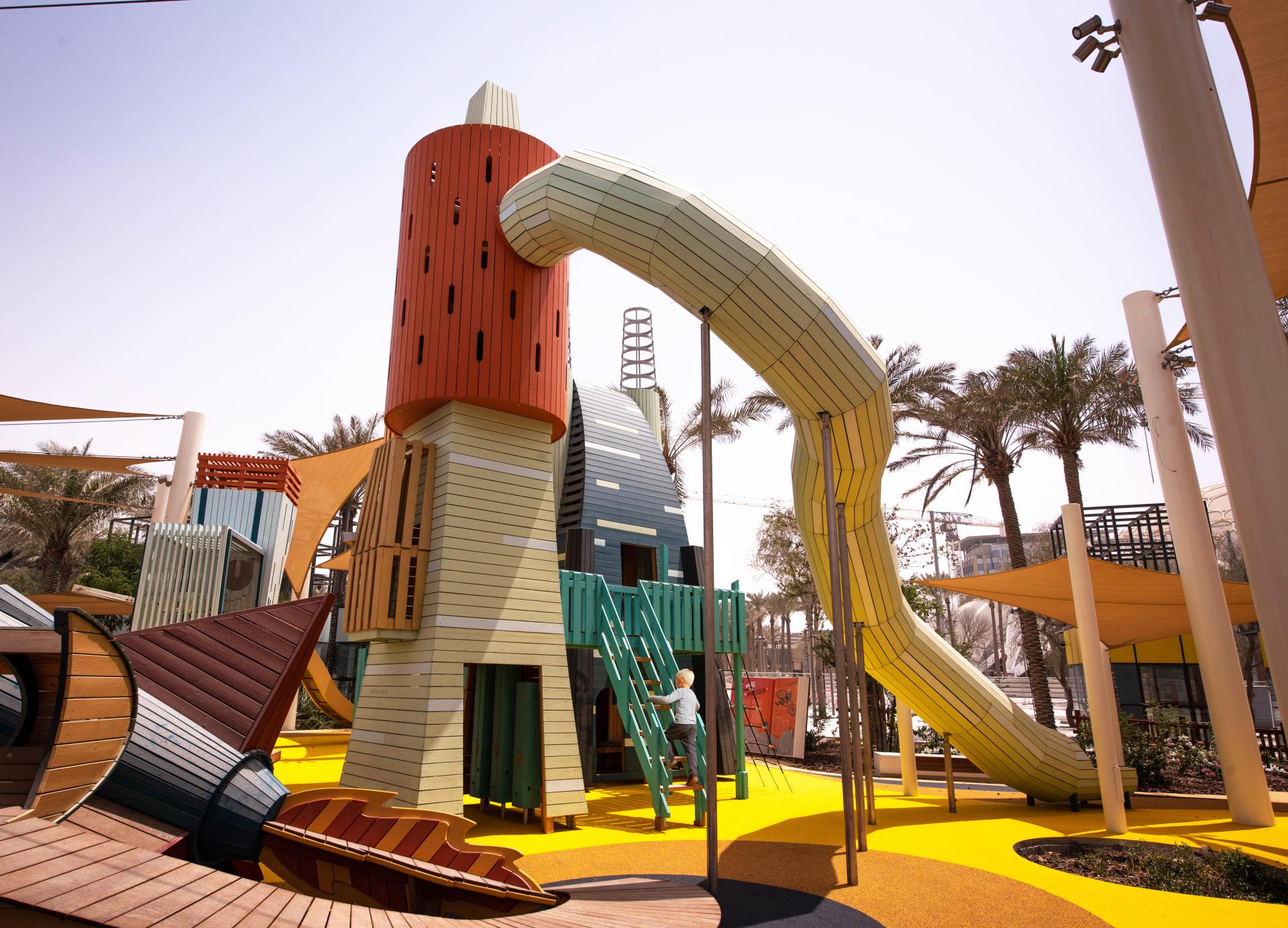 Future city playground at EXPO 2020 - MONSTRUM playgrounds