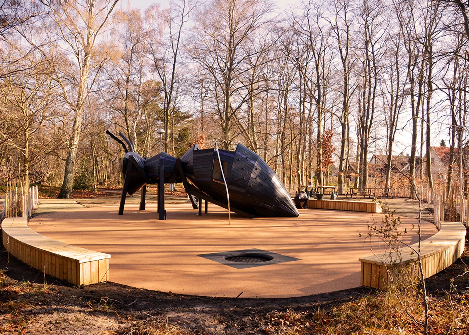 Ant playground in skanör, Sweden, MONSTRUM playgrounds