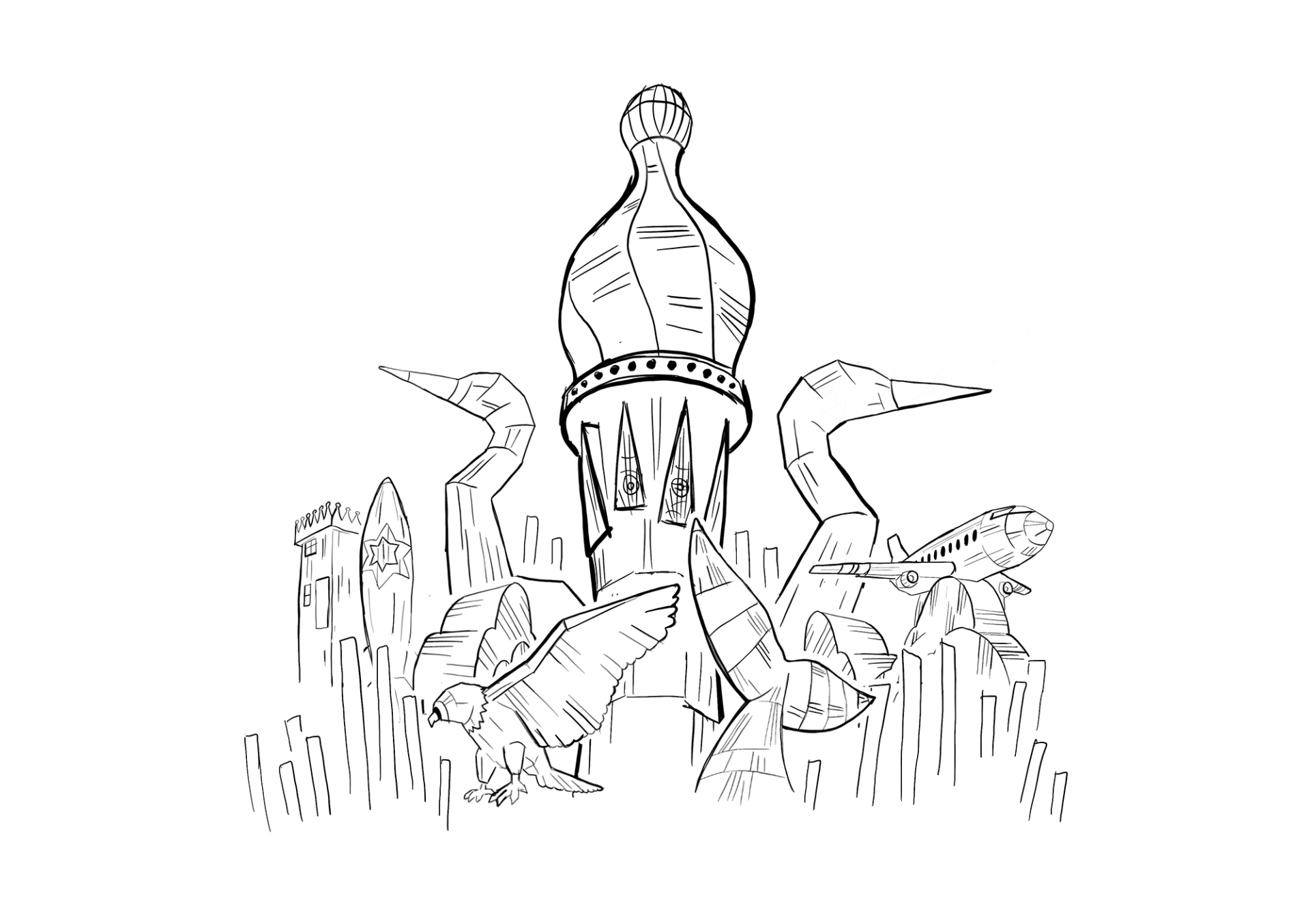 20 years of MONSTRUM playgrounds illustration