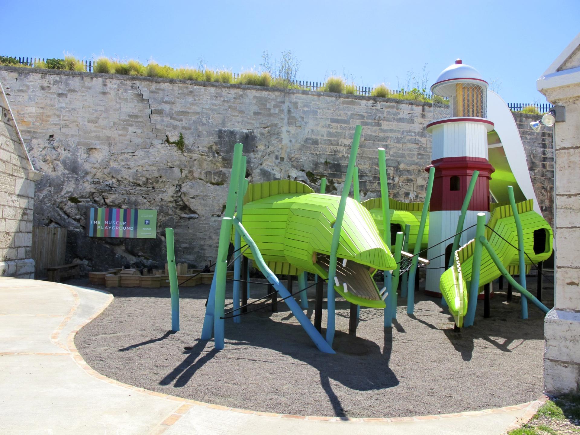 MONSTRUM playground bermuda the eel and the lighthouse design play legeplads