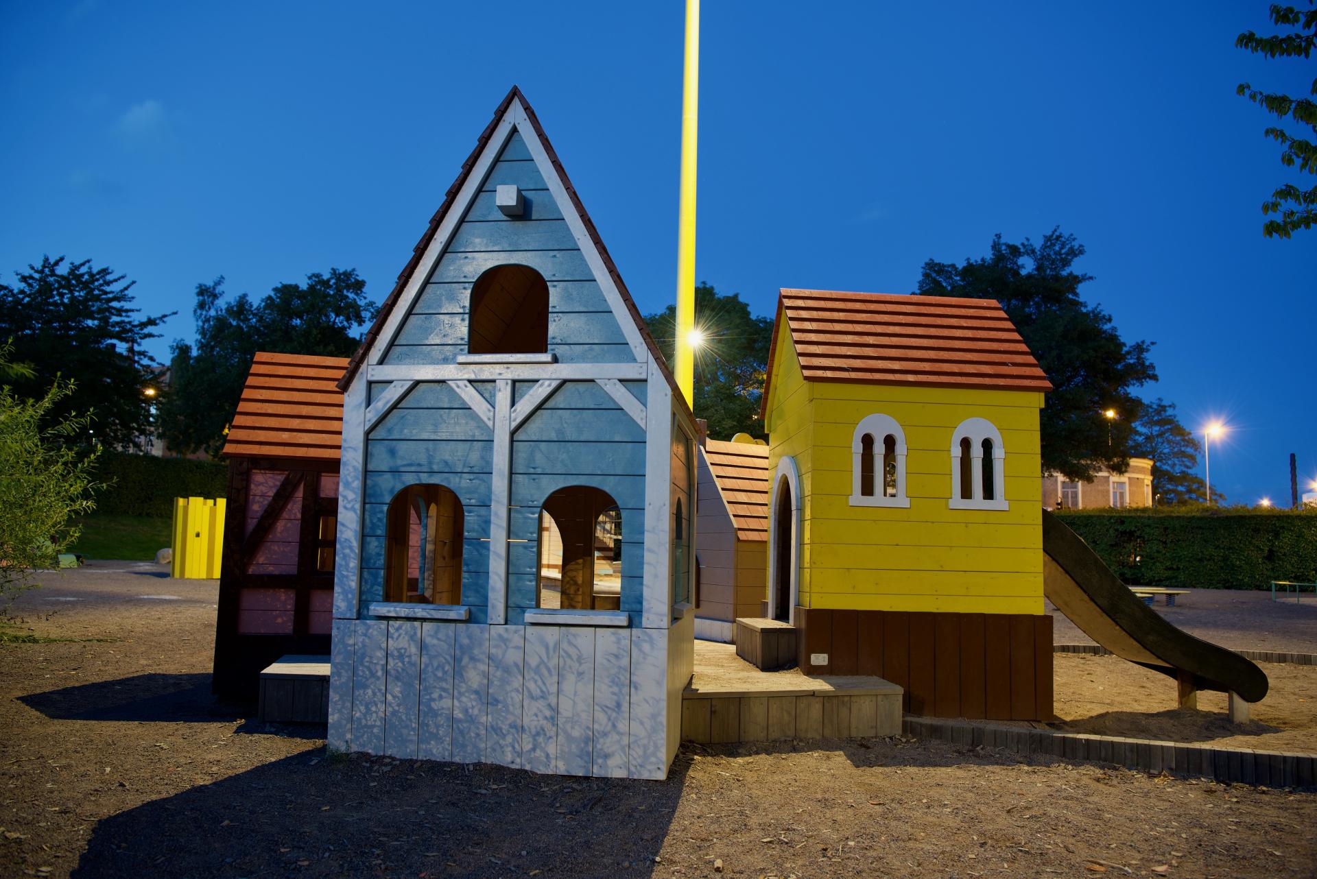 Monstrum playground helsingborg medival village