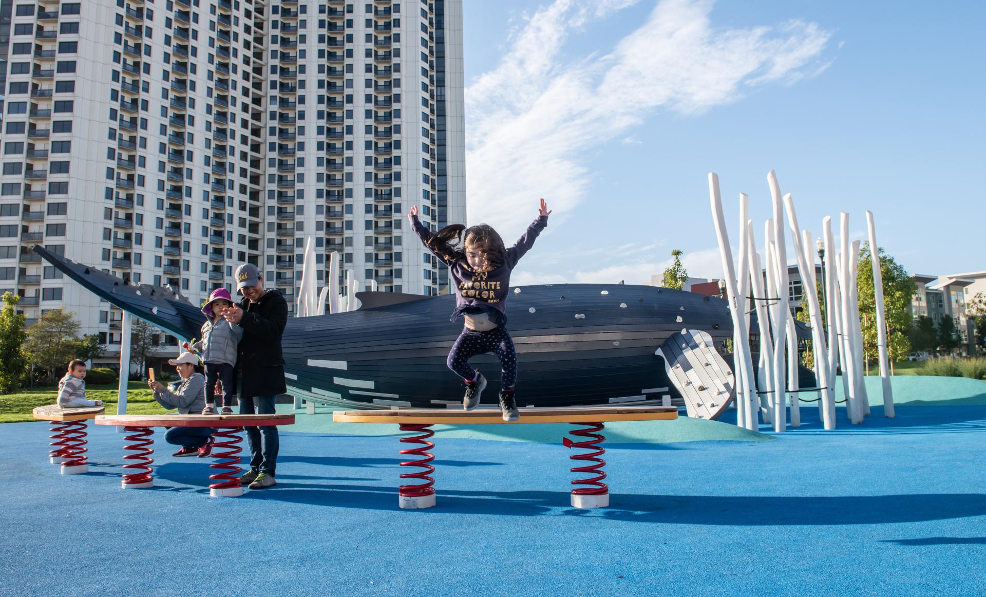 Monstrum playground humpback whale design 