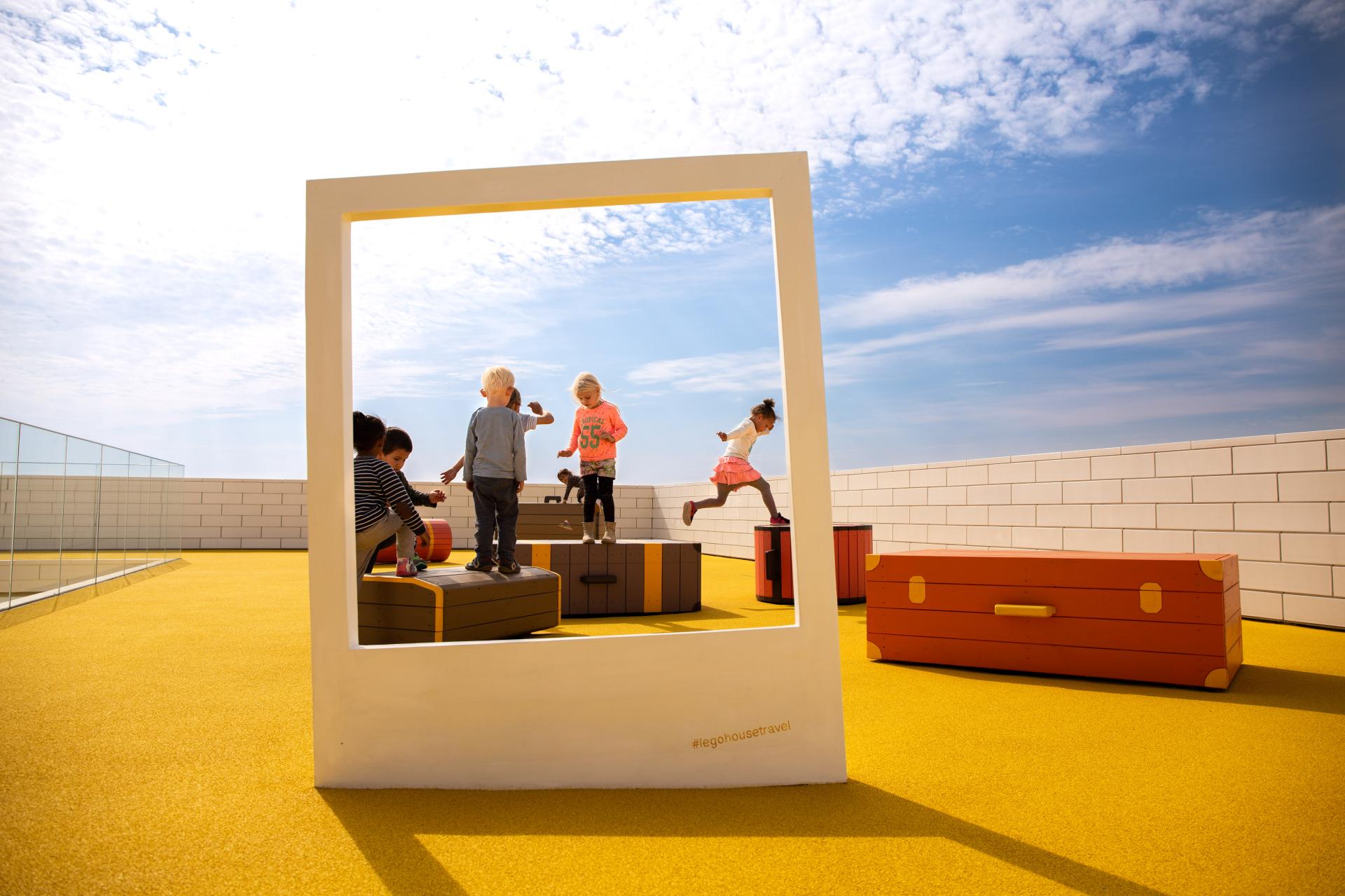 MONSTRUM playground polaroid frames pictures lego house