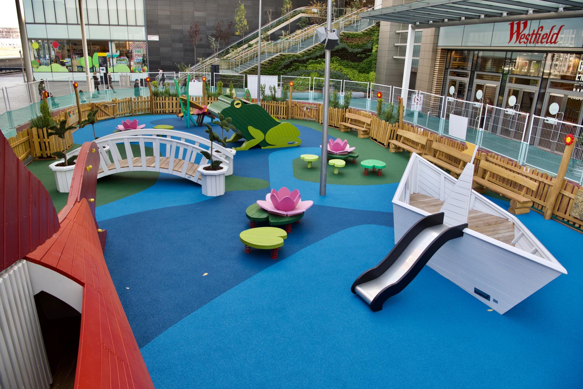 MONSTRUM pond westfield london playground design play