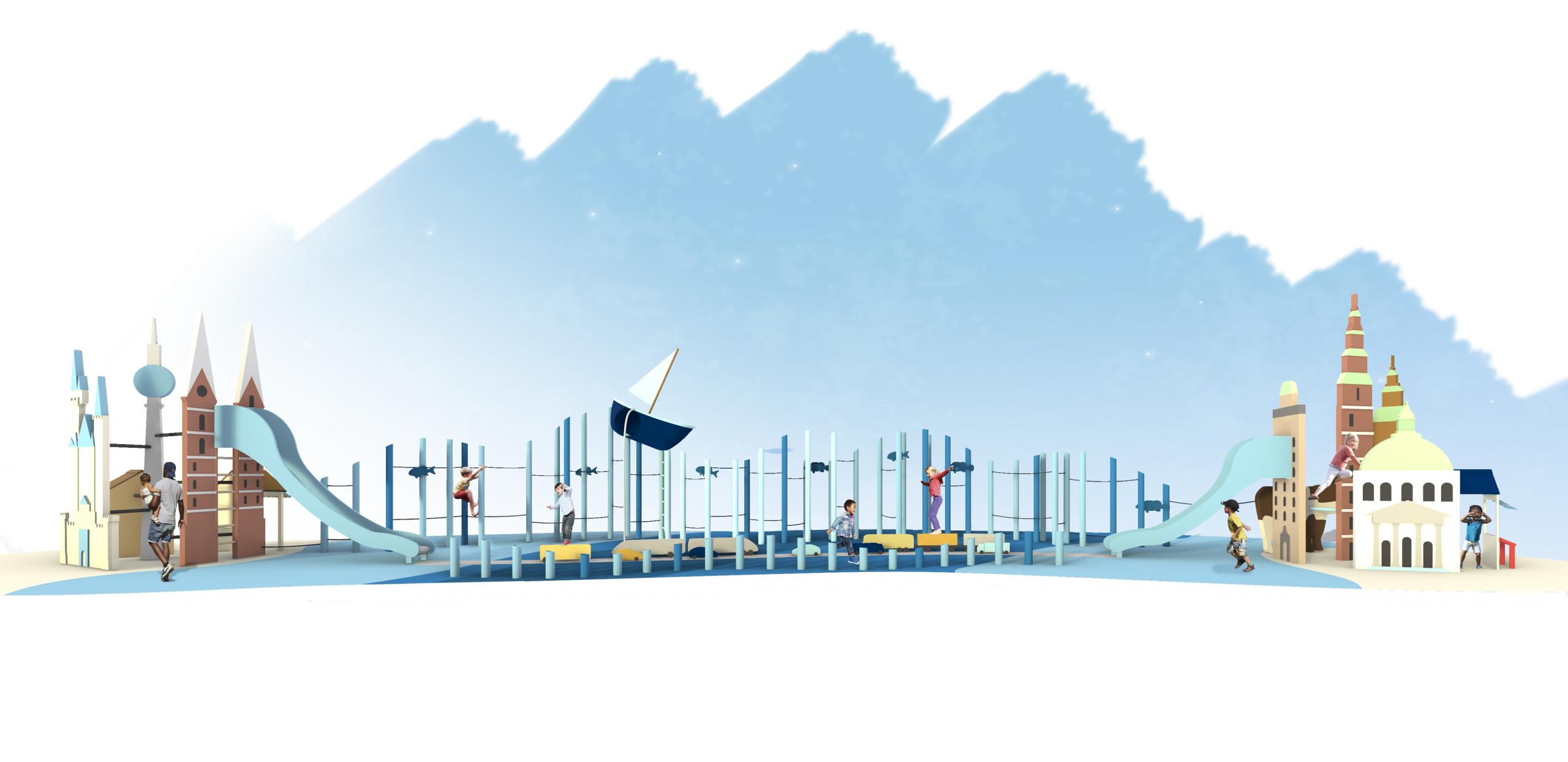 sketch of the Femern playground