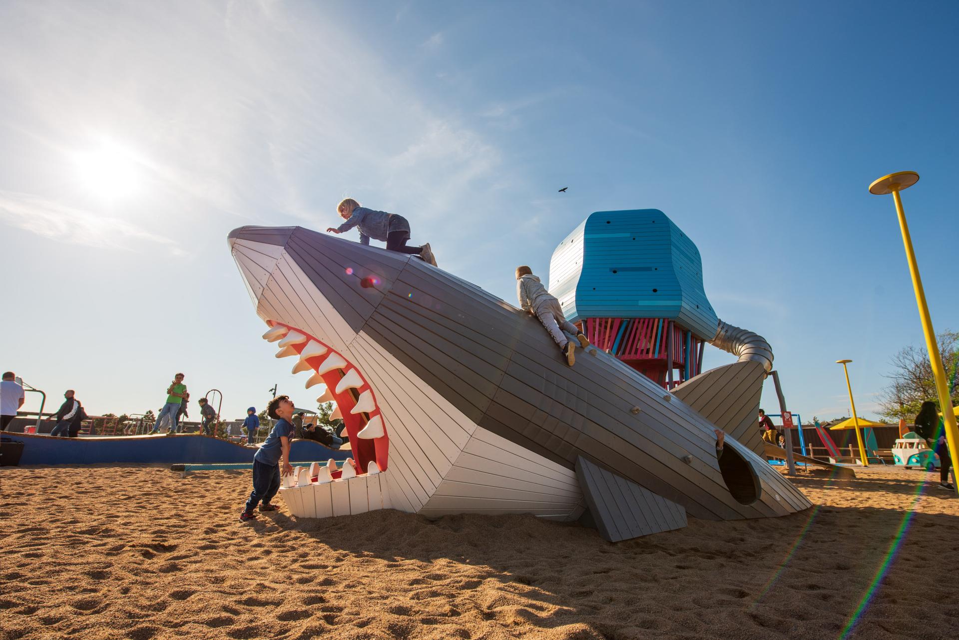 The Surf Playground of Helsingborg, Sweden MONSTRUM artistic play