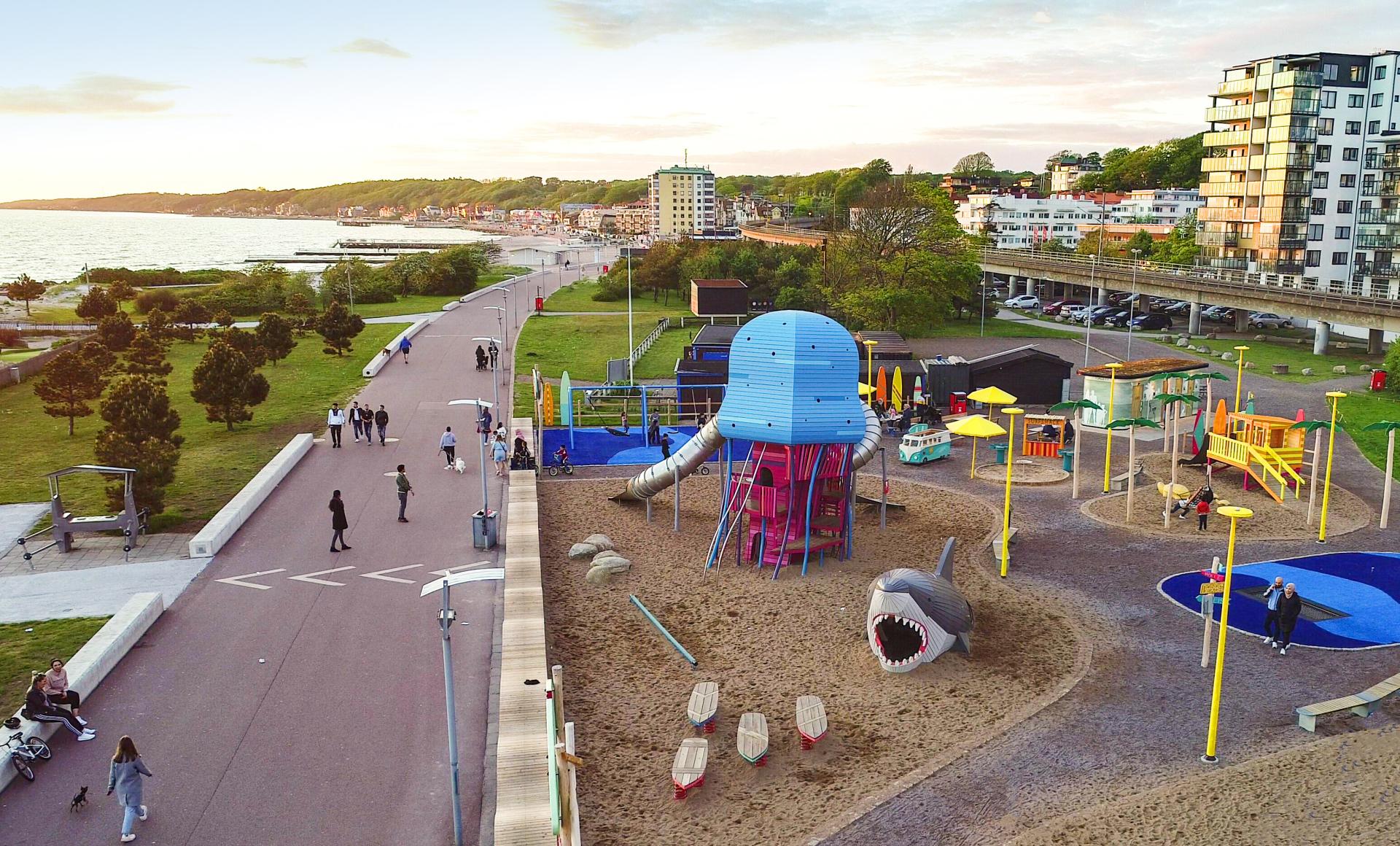 The Surf Playground of Helsingborg, Sweden MONSTRUM artistic playgrounds