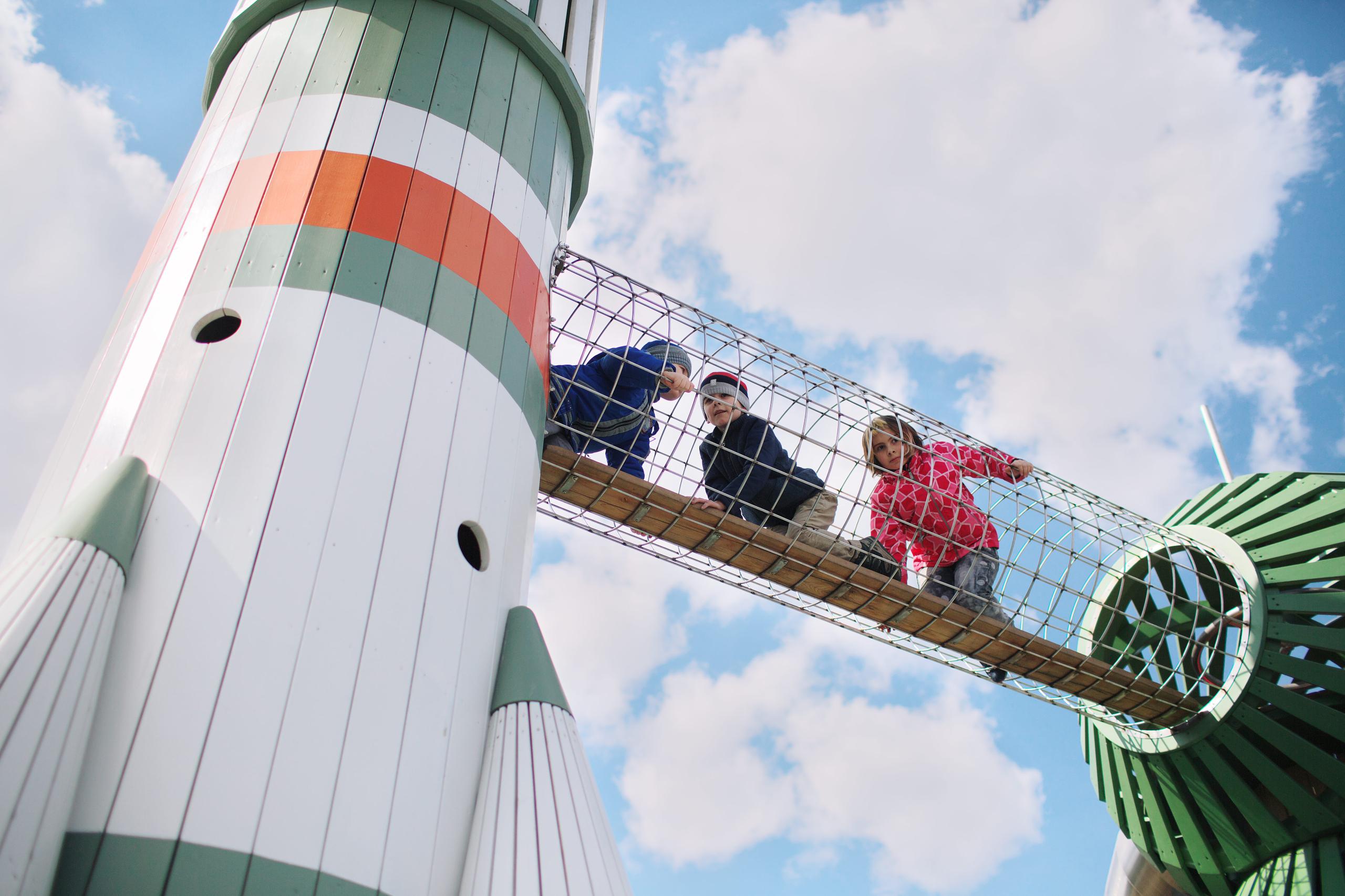 MONSTRUM playground cosmos space rocket