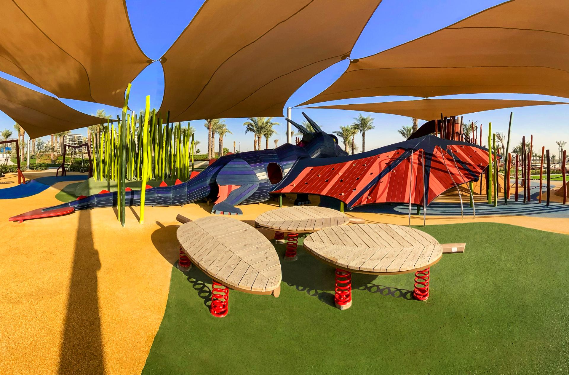 MONSTRUM playgrounds the battle of the fire dragon dubai hills park