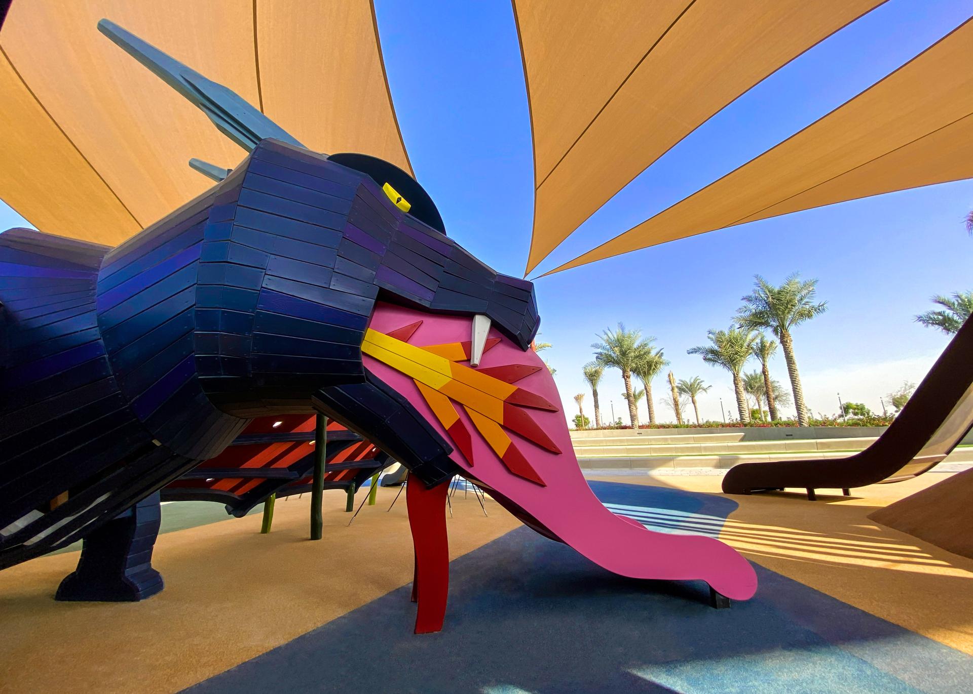 MONSTRUM playgrounds dragon dubai hills park play