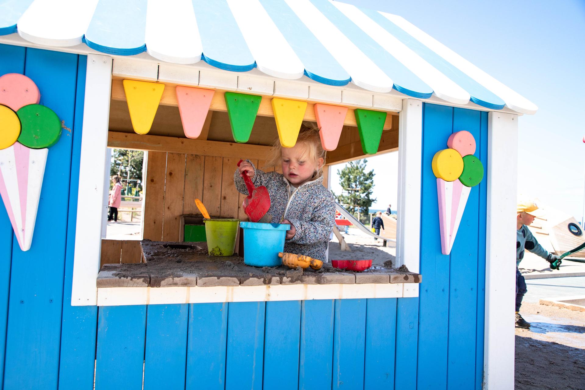 ice cream hut playground