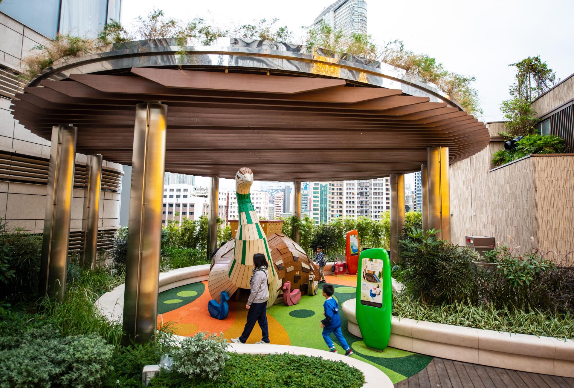 MONSTRUM playground Tail of The Peacock in Hong Kong K11 Musea hen