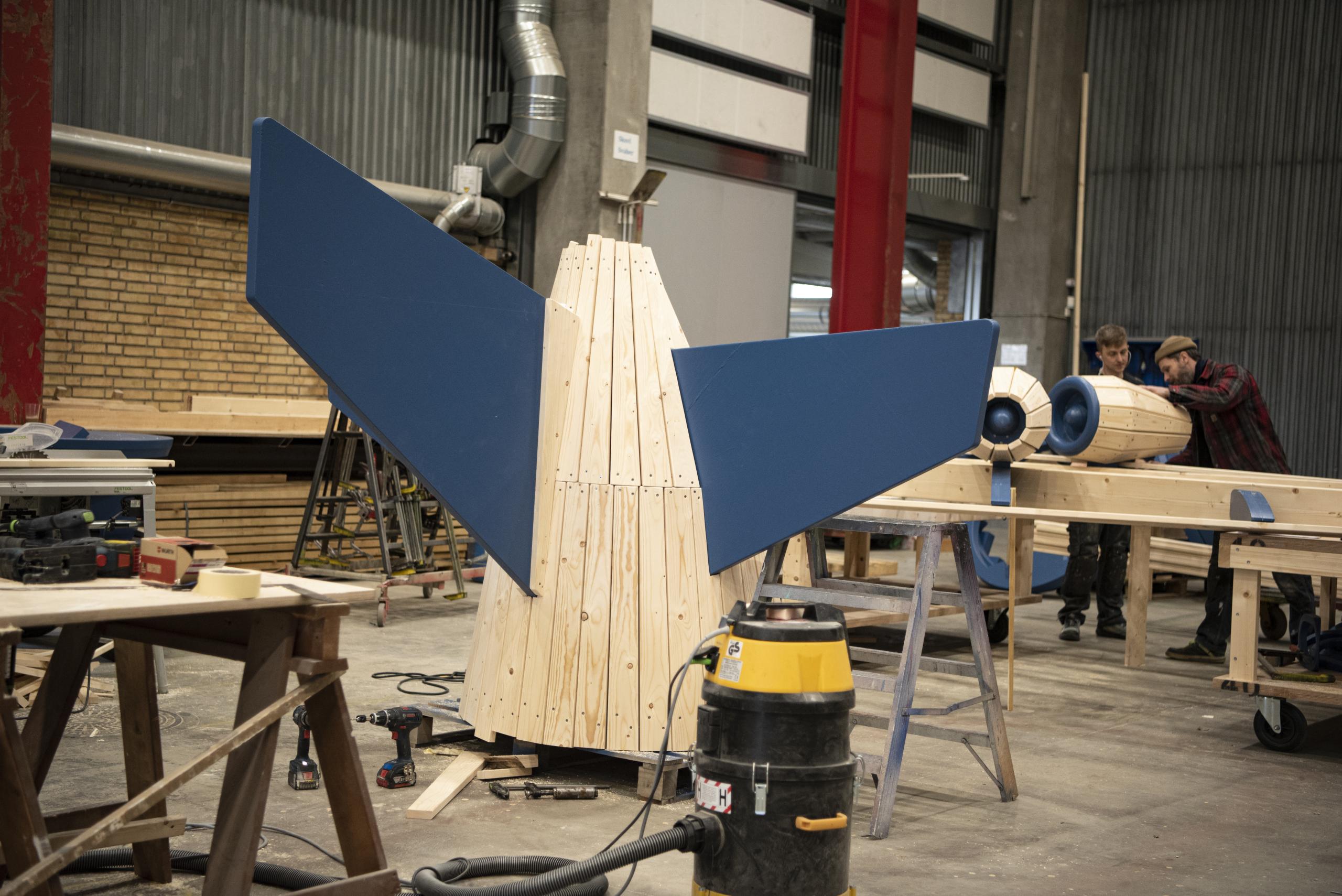 Plane production for MONSTRUM playground