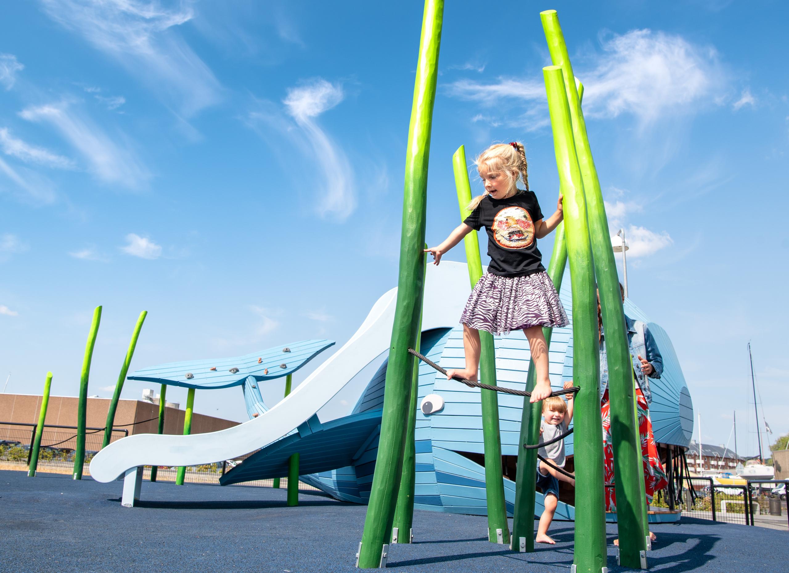 Monstrum playground whale vejle hval legeplads