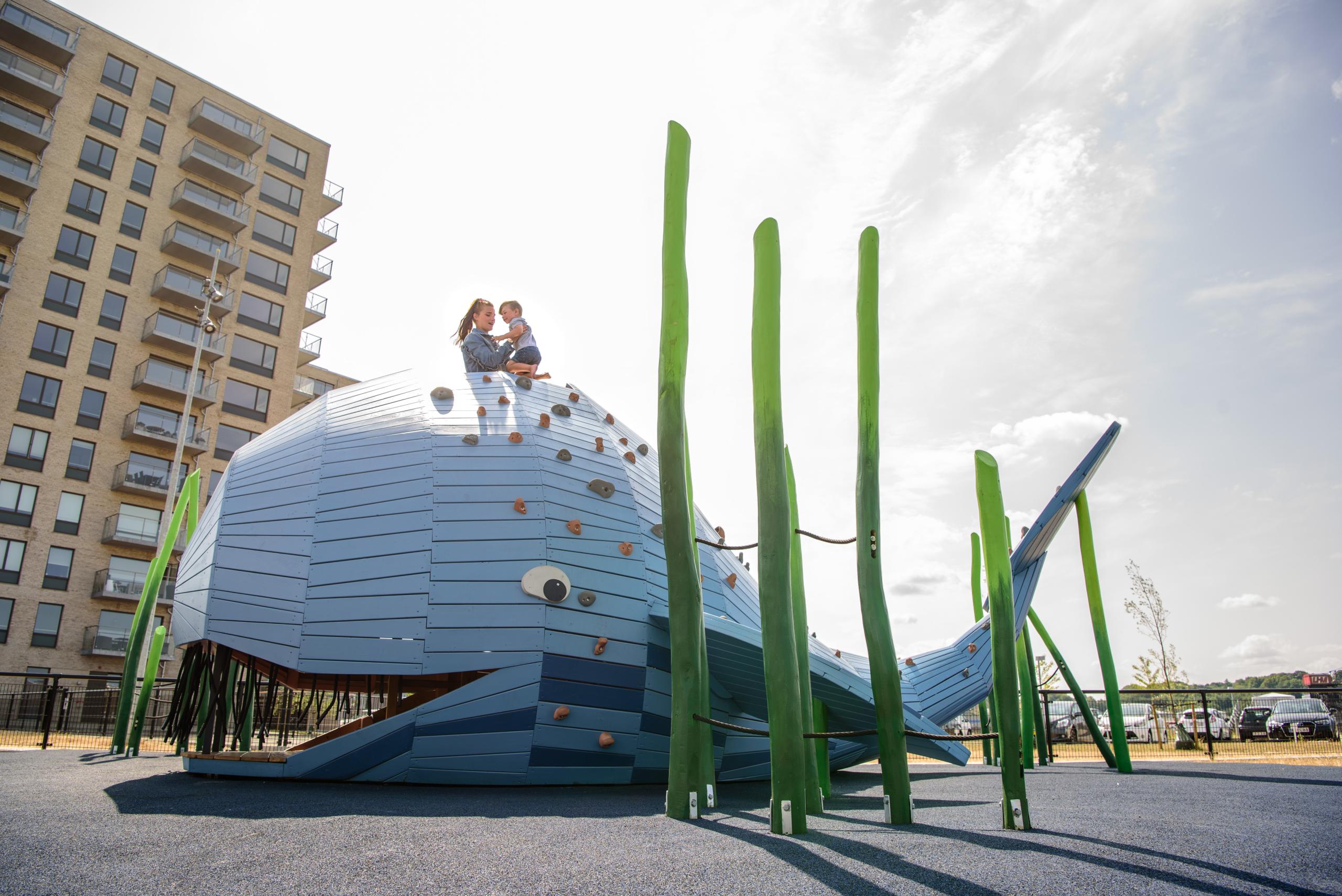 Monstrum playground whale vejle hval legeplads