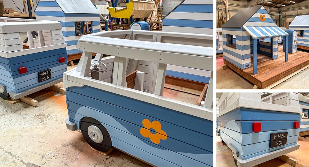 Charity busses in MONSTRUM production