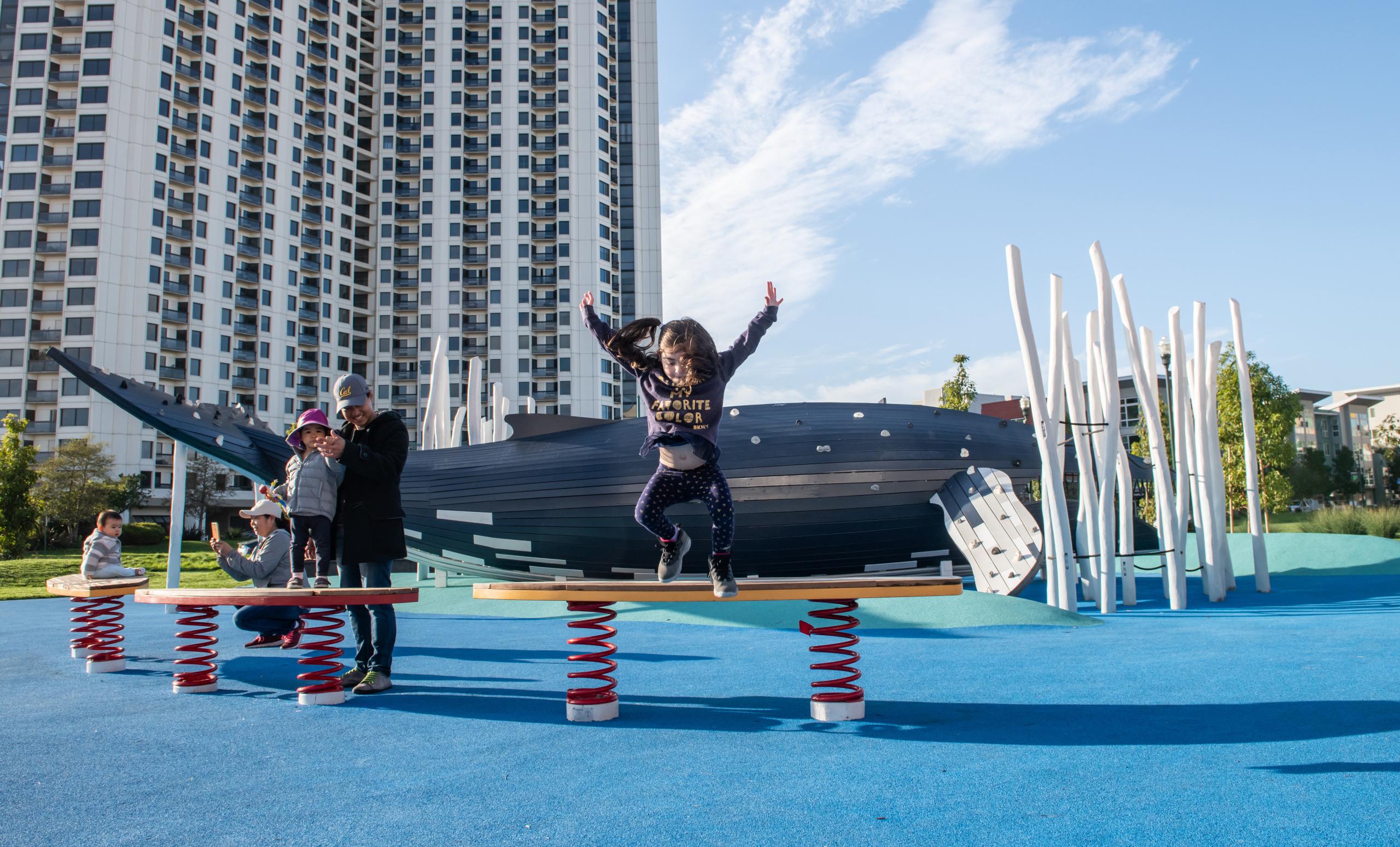 Monstrum playground humpback whale design