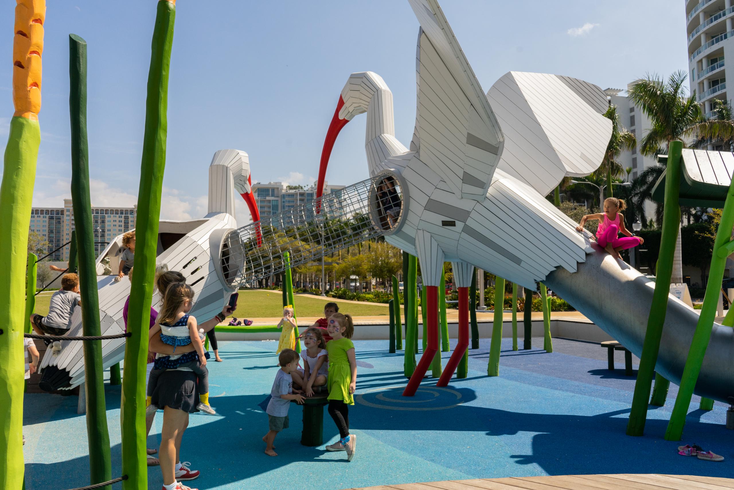 kids playing and having fun at Ibis playground