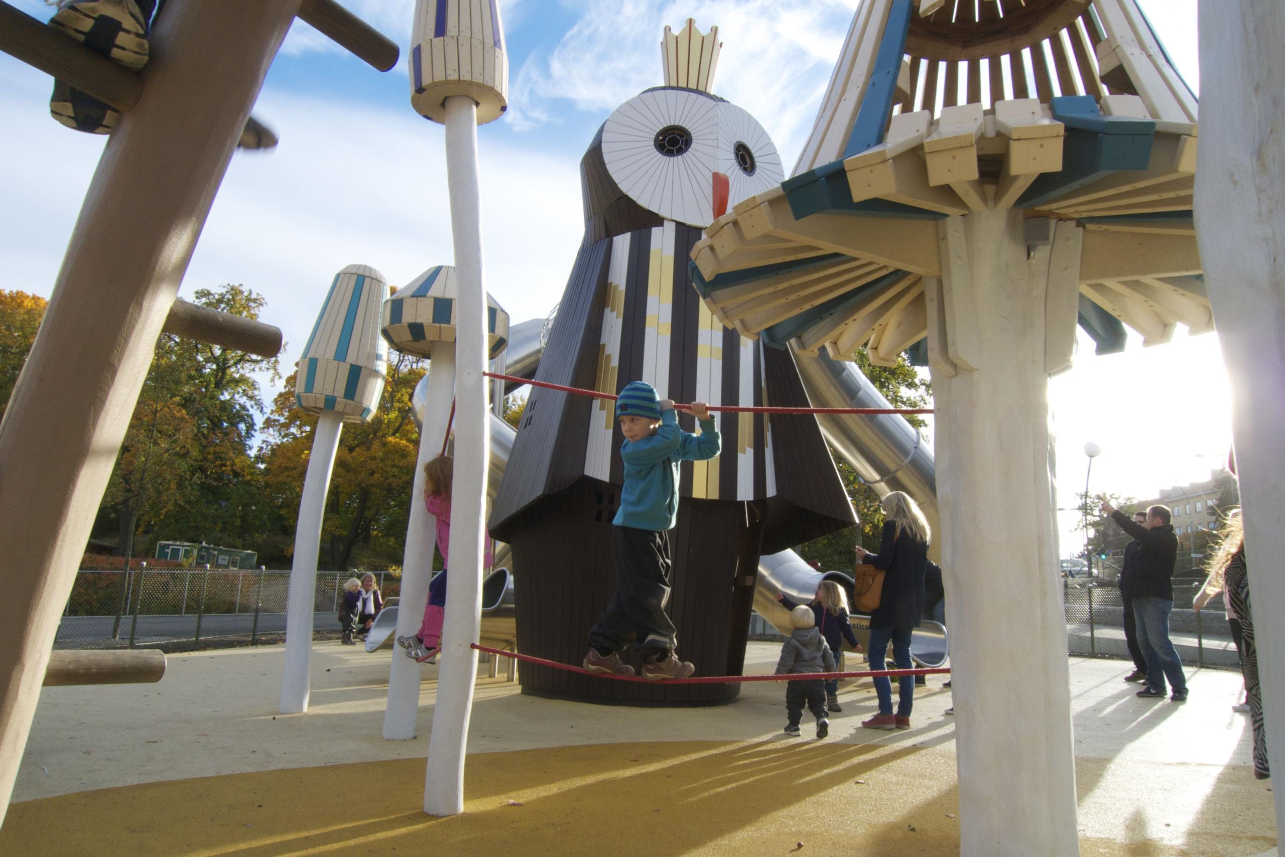 Kristineberg slotspark monstrum playground