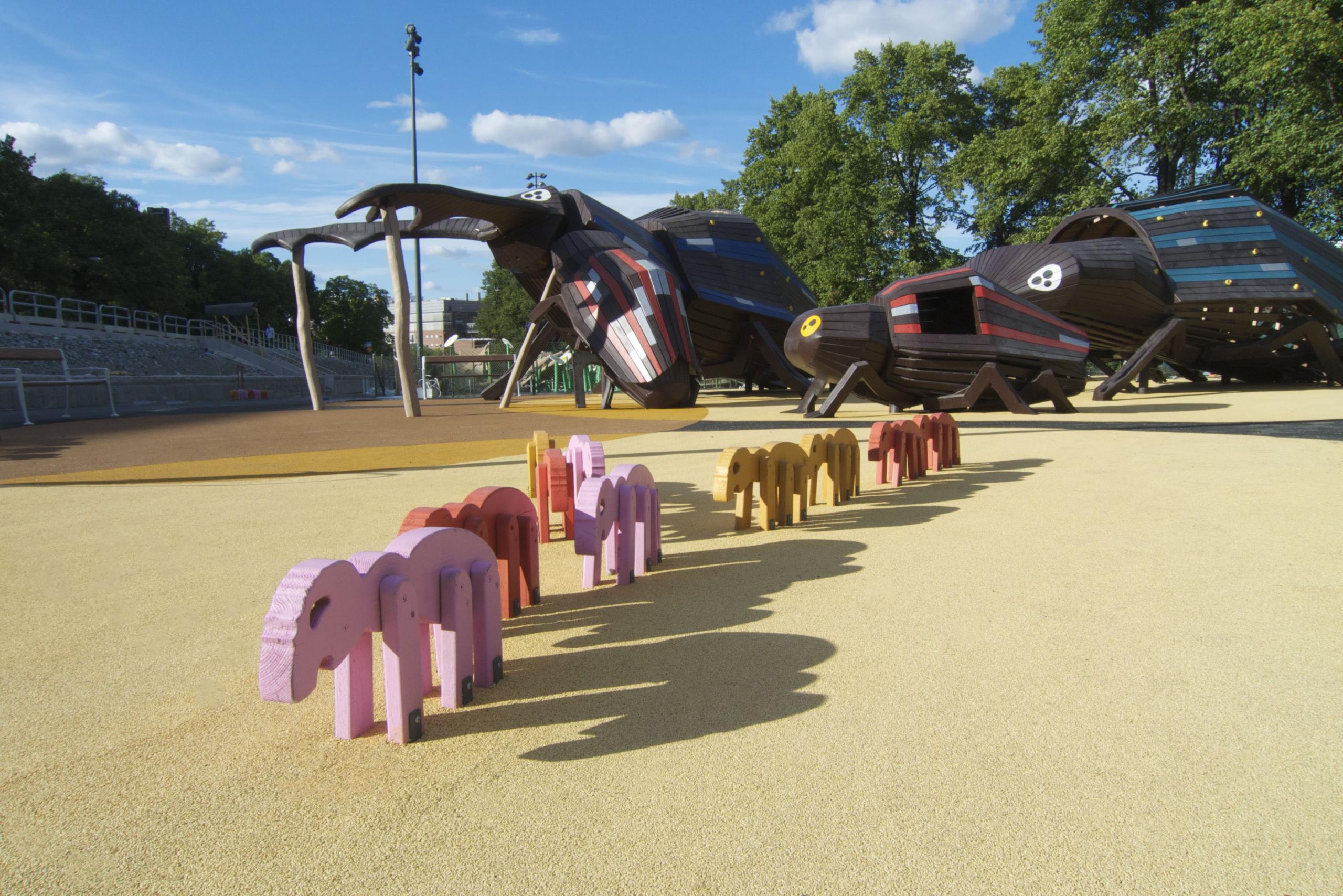 Kristineberg slotspark monstrum playground
