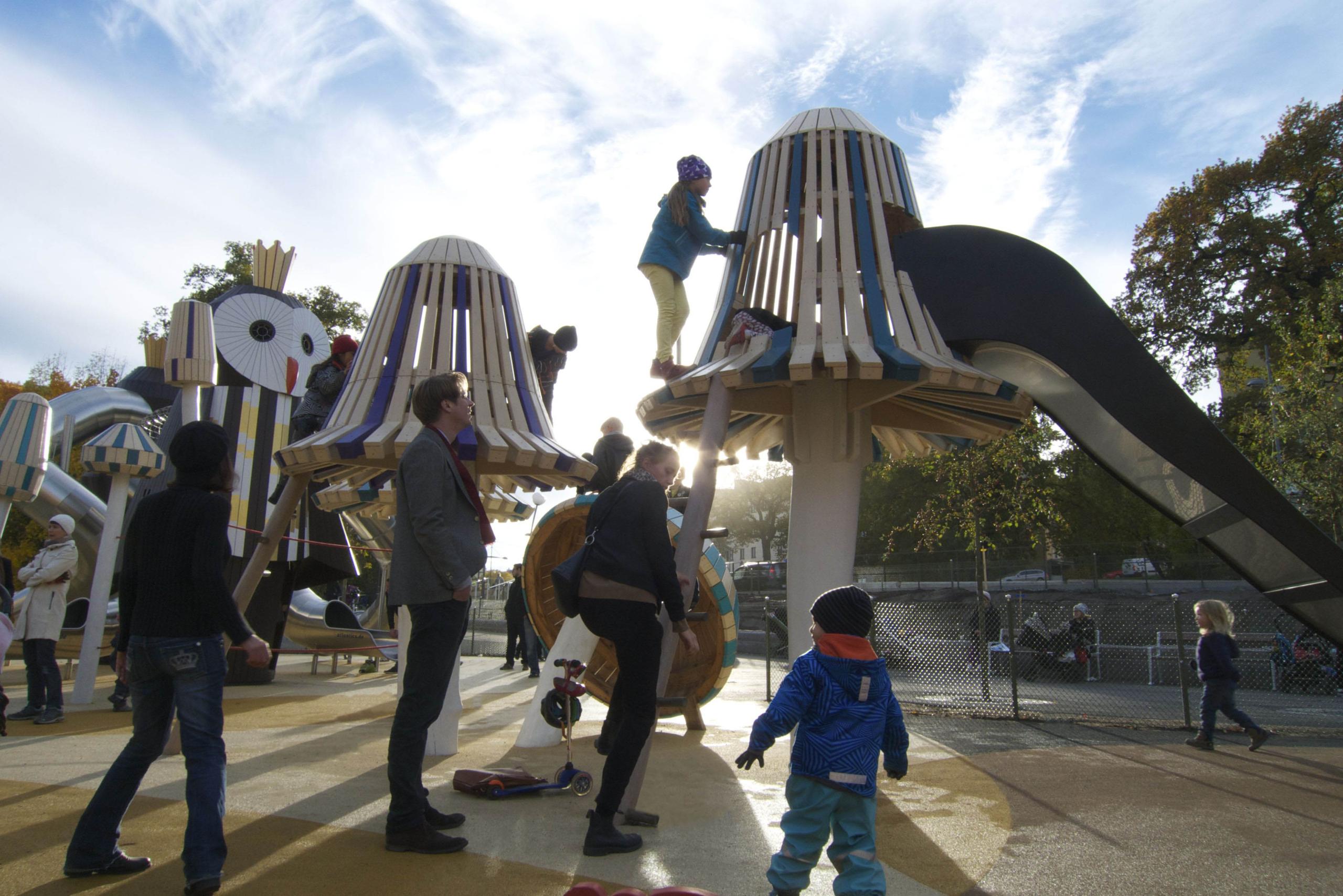 Kristineberg slotspark monstrum playground