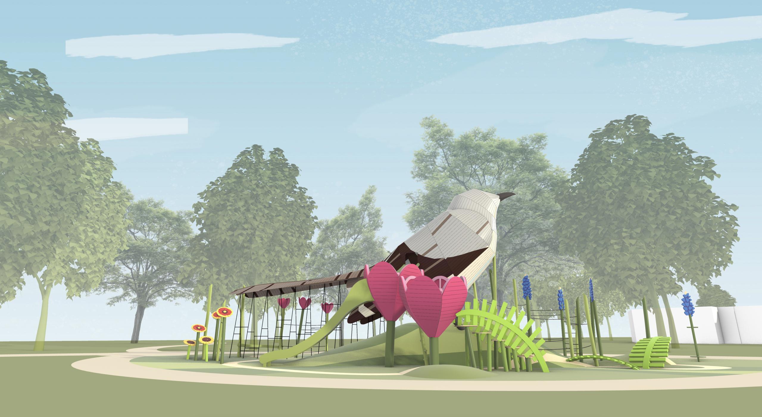 Visualisation of the mockingbird playground structure