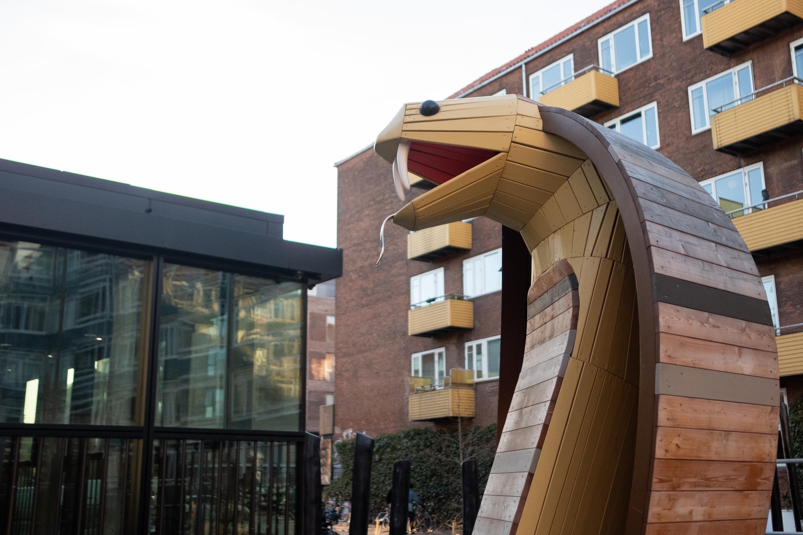 Cobra snake playground scuplture