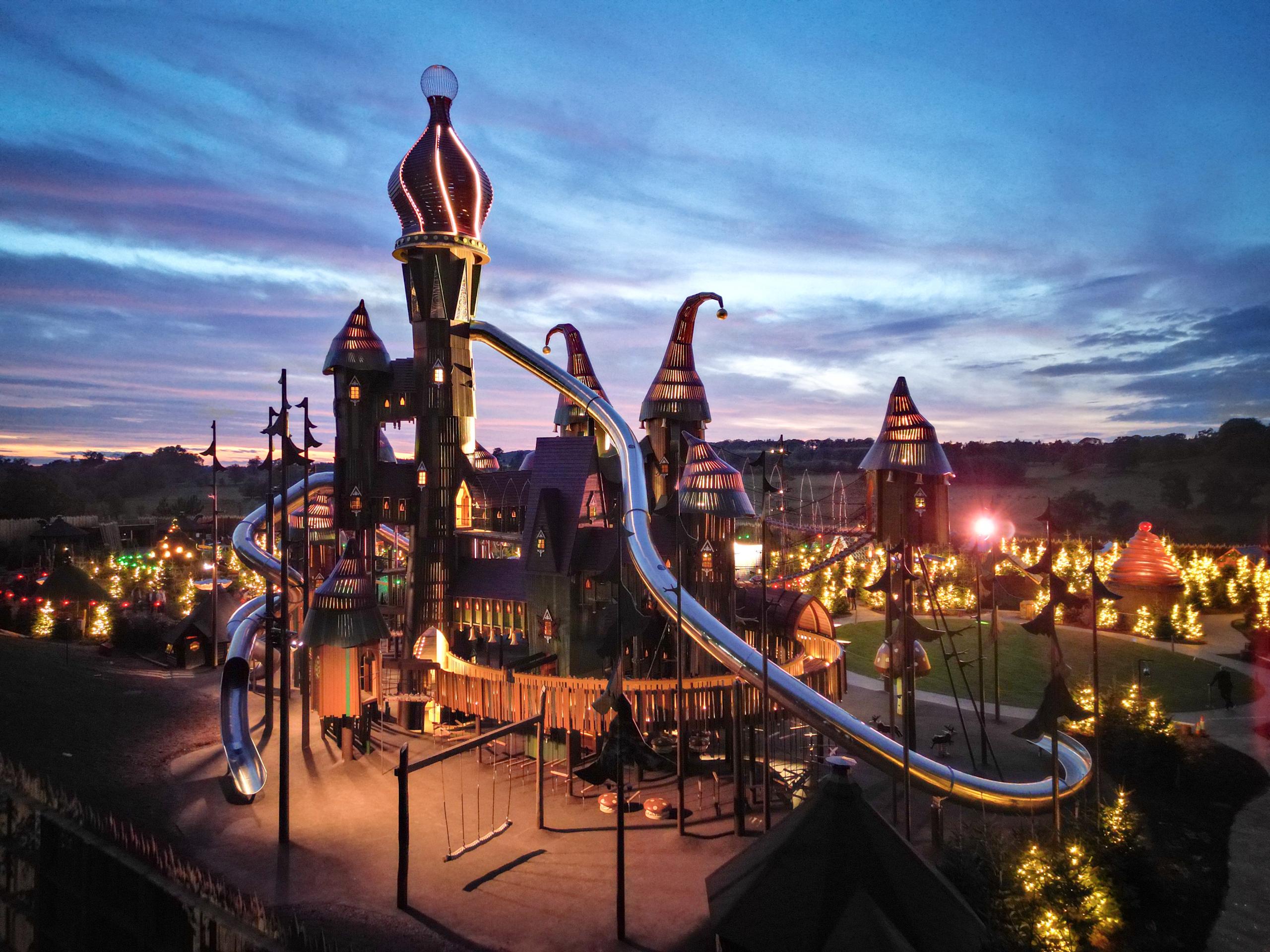 Lilidorei castle-like playground structure 