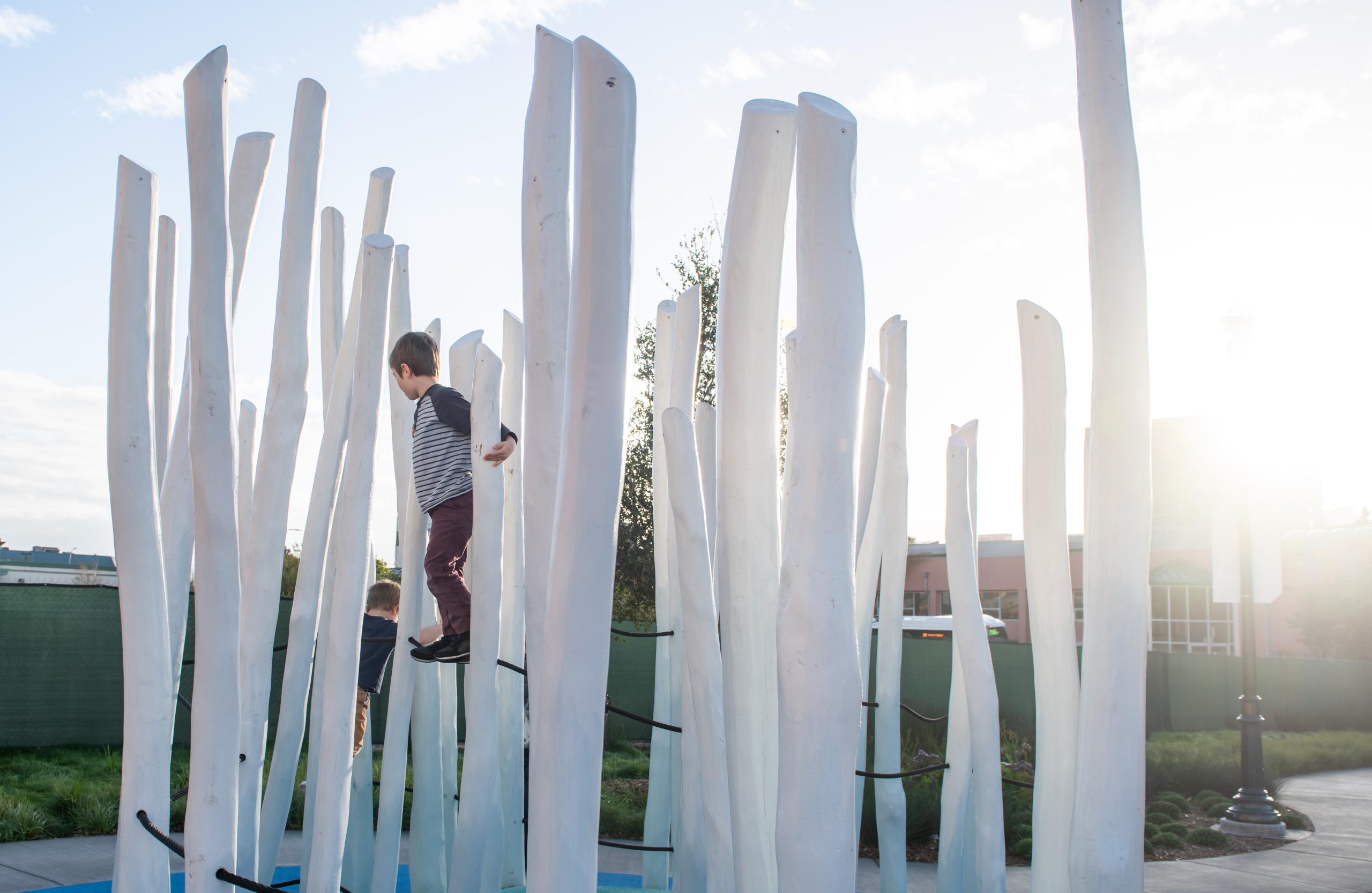 Monstrum playground humpback whale design 