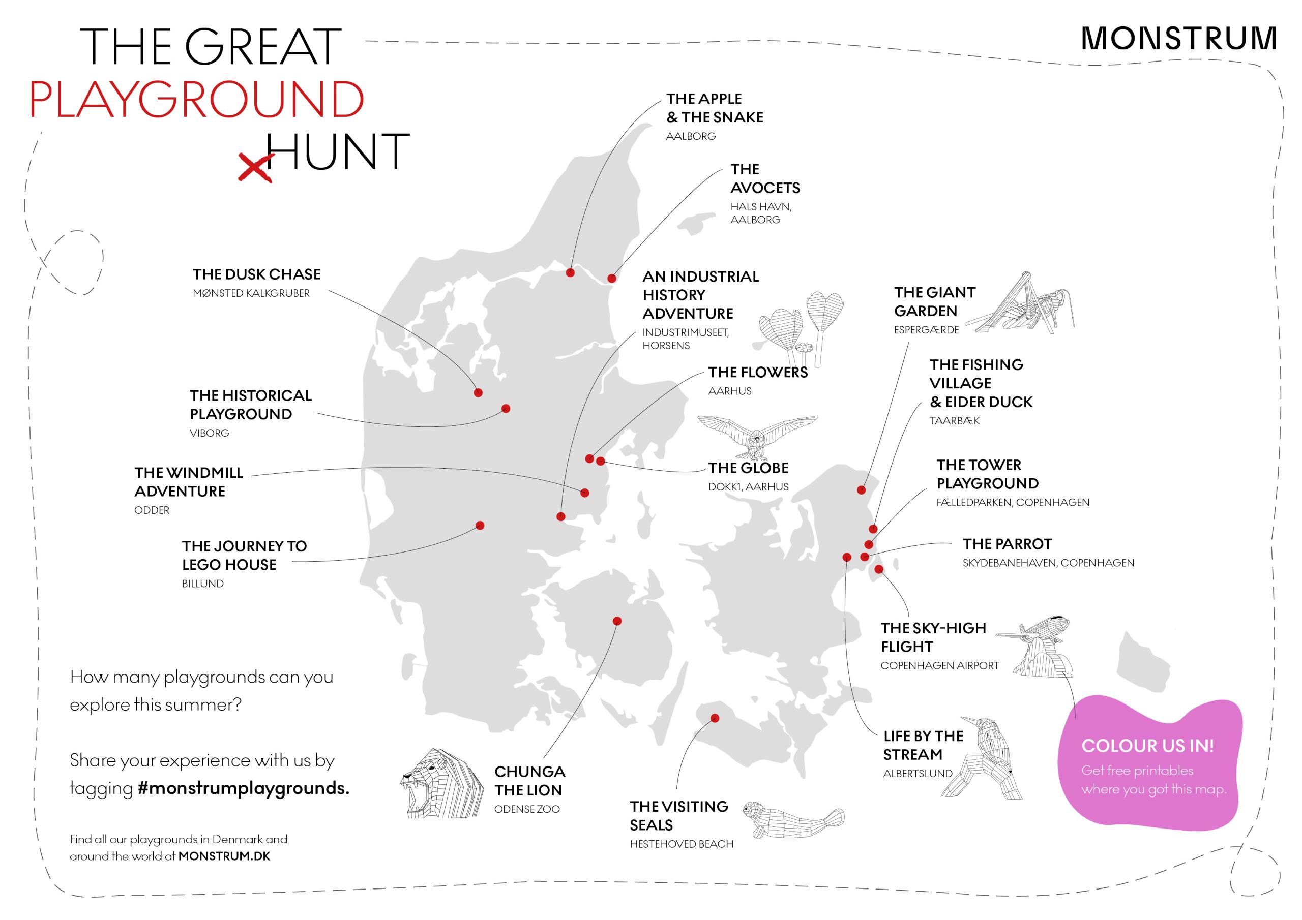 Playground hunt map image