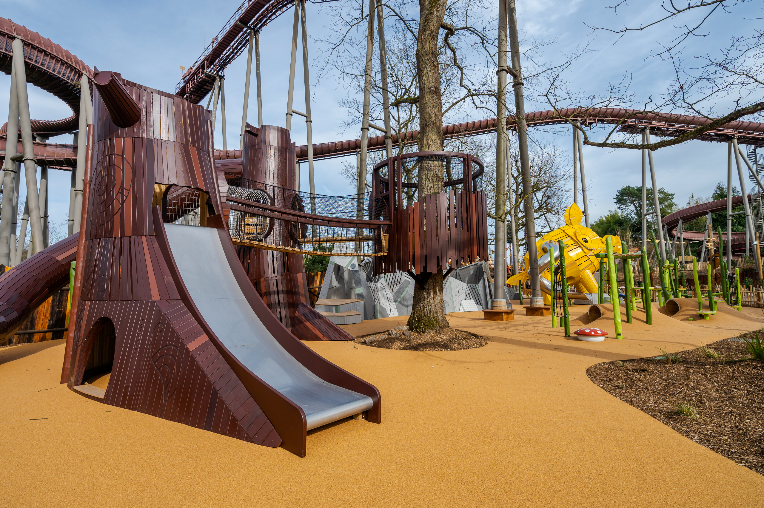 Bour of Toutatis playground at Parc Asterix