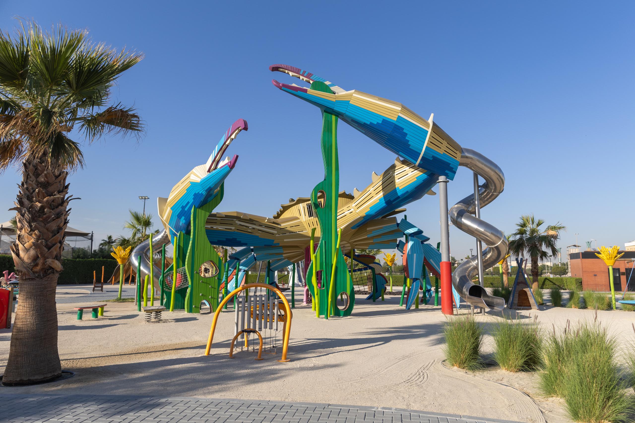 Kuwait Towers playground structures