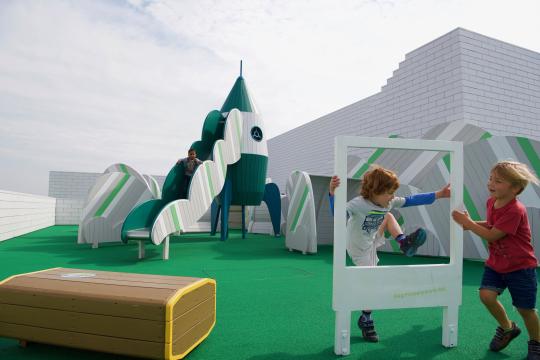 Rocket launch monstrum playground lego house