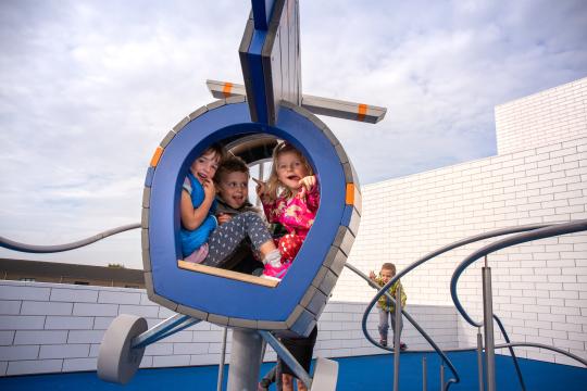 Helicopter ride monstrum playground lego house