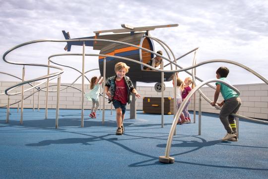 Helicopter ride monstrum playground lego house