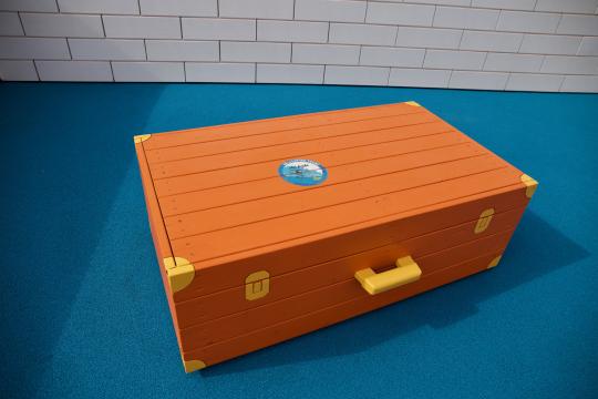 MONSTRUM playground luggage lego house
