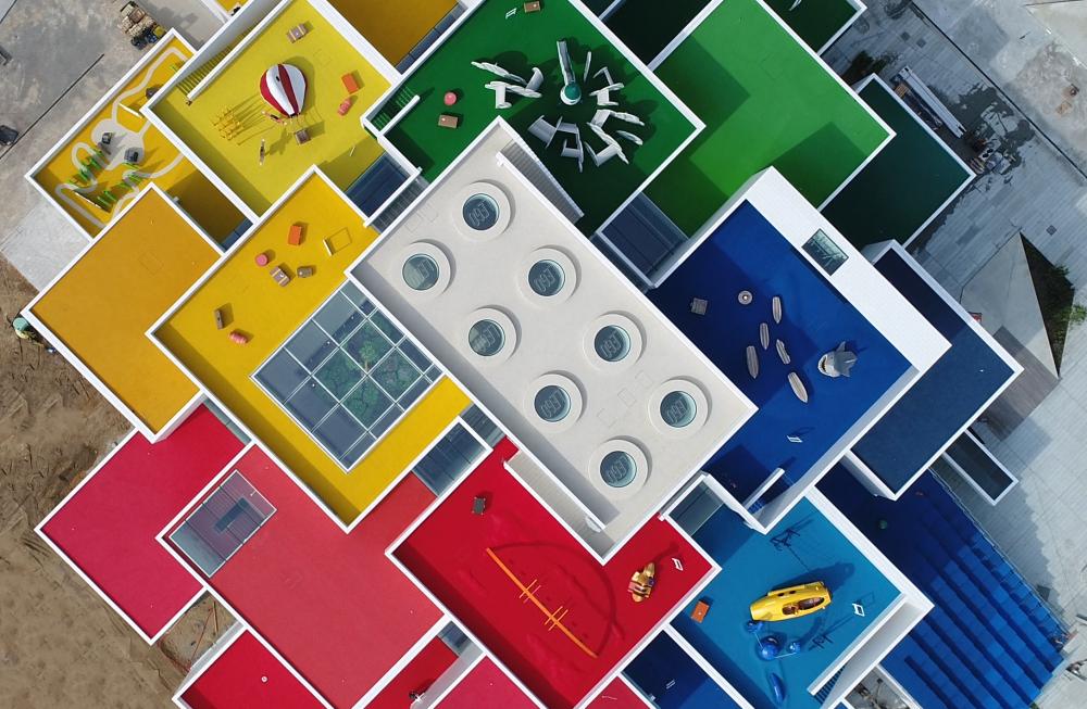 LEGO House from above 