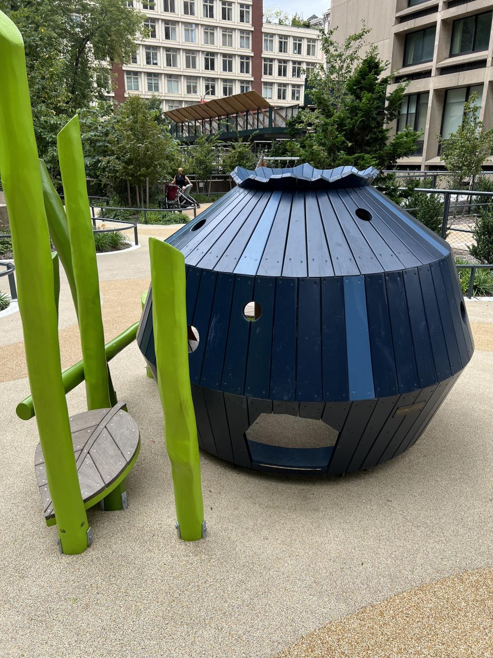 Blueberry fruit playground structure