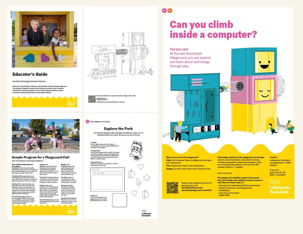 Learning materials for playground